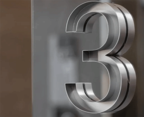 輕奢酒店標識標牌導向牌定制